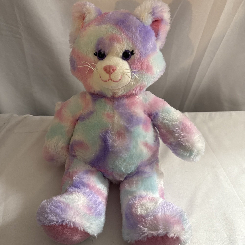 Build a Bear‎ Cat Kitten Tie Dye Plush